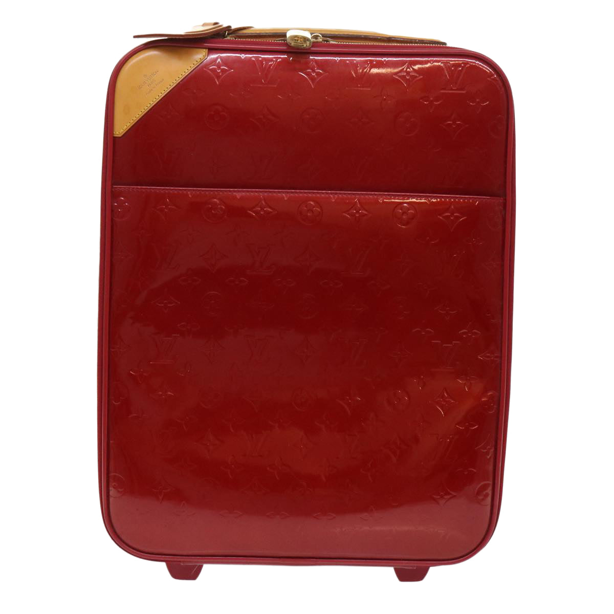 LOUIS VUITTON Monogram Vernis Pegas 45 suitcase Pomme D'amour M91278 46337