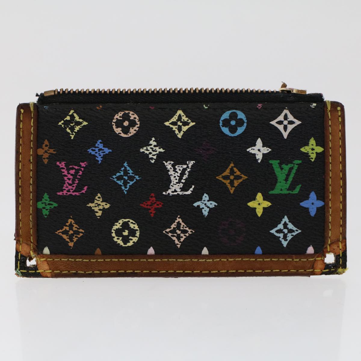LOUIS VUITTON Monogram Epi Coin Purse 5Set Green Black Blue LV 46339