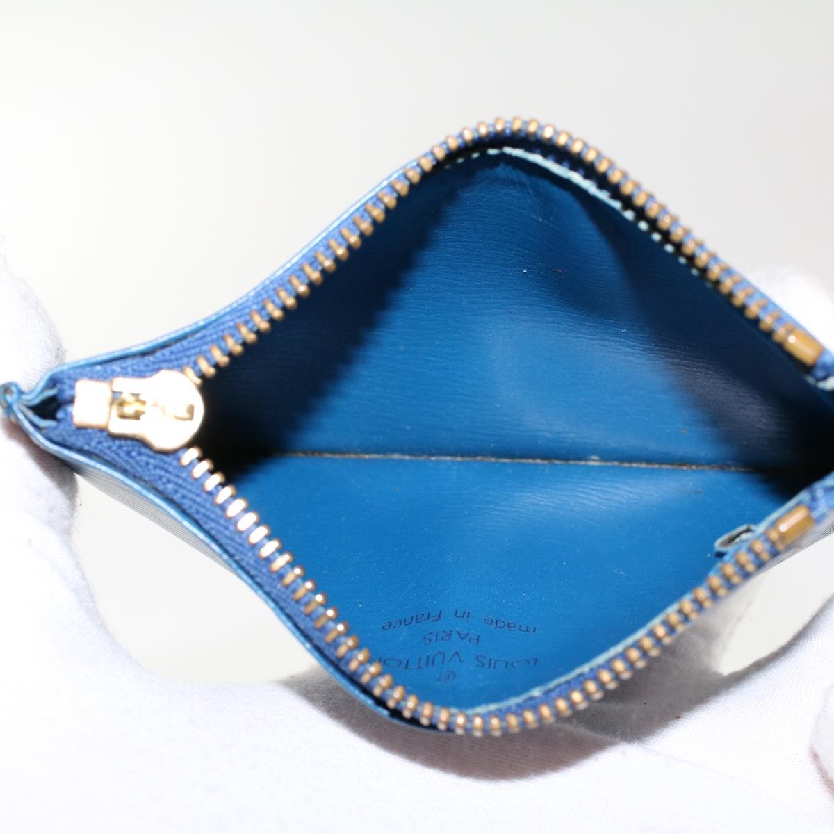 LOUIS VUITTON Monogram Epi Coin Purse 5Set Green Black Blue LV 46339