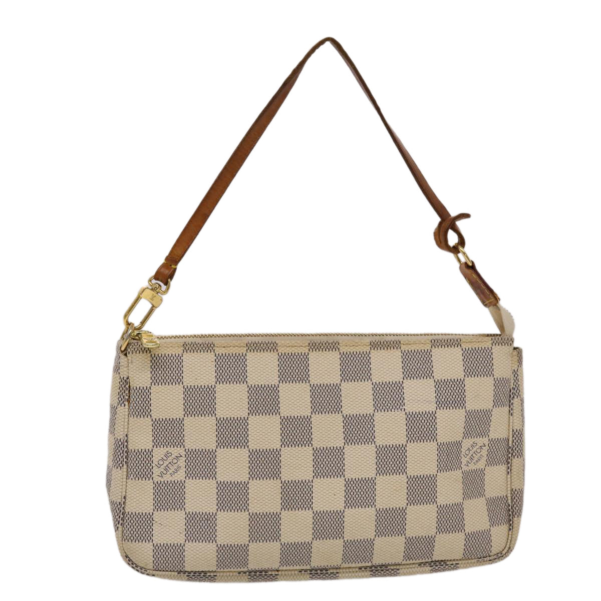 LOUIS VUITTON Damier Azur Pochette Accessoires Pouch N51986 LV 46340