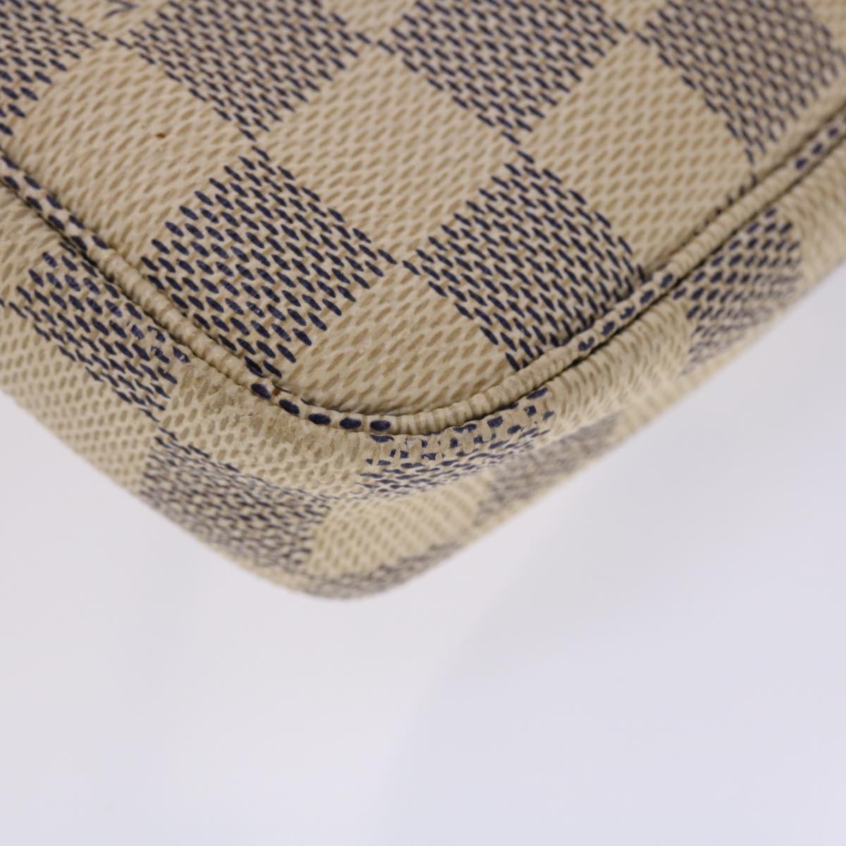 LOUIS VUITTON Damier Azur Pochette Accessoires Pouch N51986 LV 46340