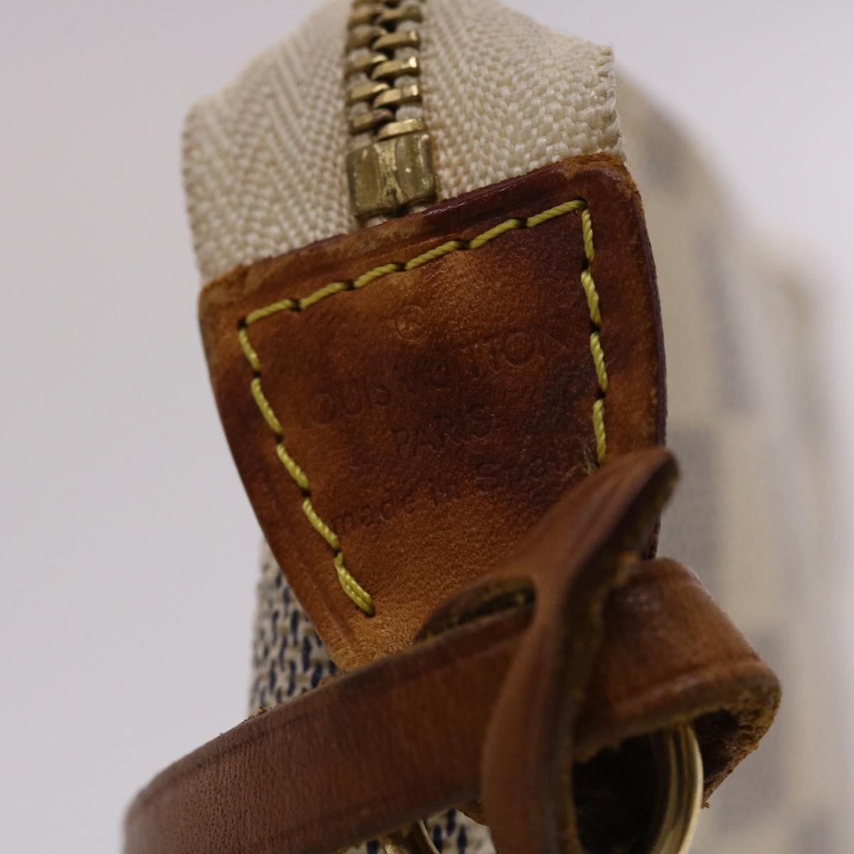 LOUIS VUITTON Damier Azur Pochette Accessoires Pouch N51986 LV 46340