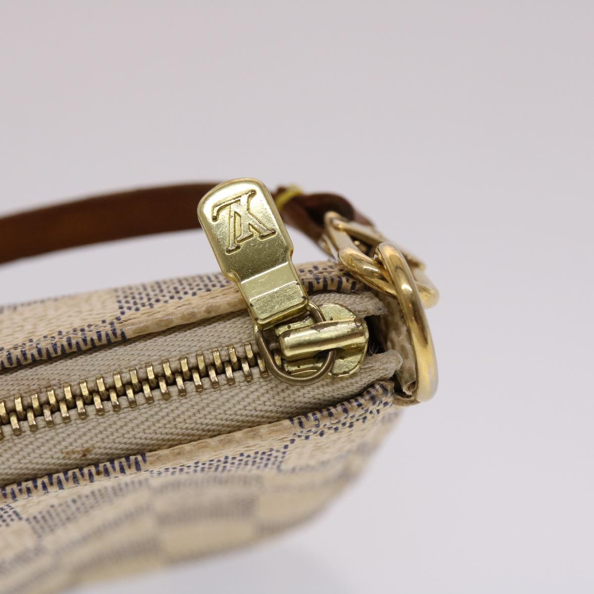 LOUIS VUITTON Damier Azur Pochette Accessoires Pouch N51986 LV 46340
