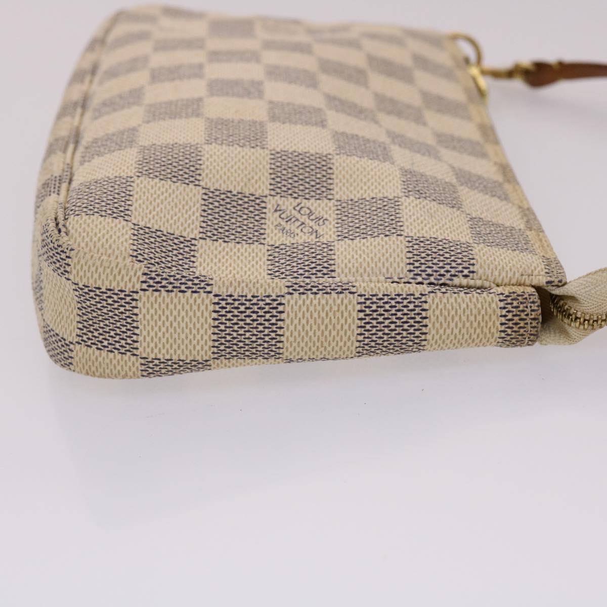 LOUIS VUITTON Damier Azur Pochette Accessoires Pouch N51986 LV 46340