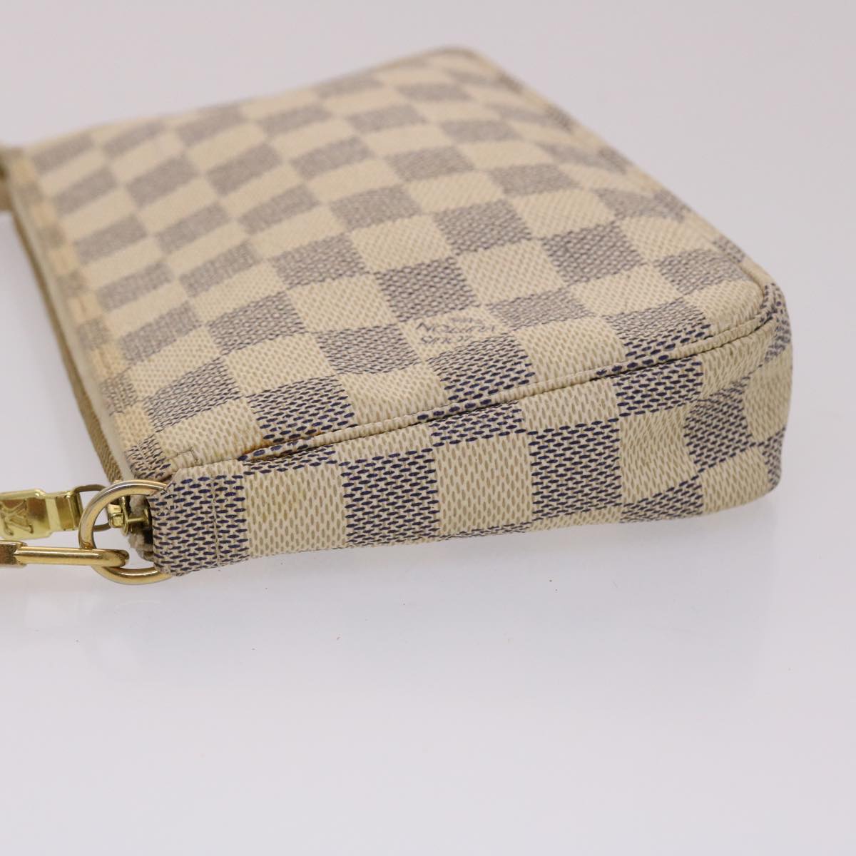 LOUIS VUITTON Damier Azur Pochette Accessoires Pouch N51986 LV 46340