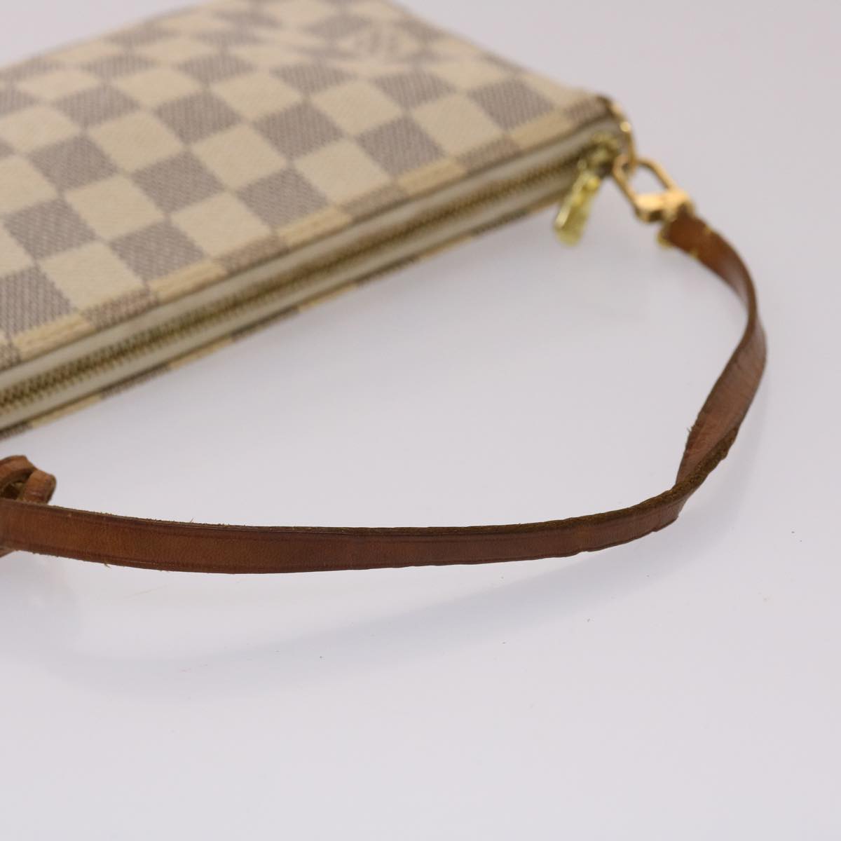 LOUIS VUITTON Damier Azur Pochette Accessoires Pouch N51986 LV 46340