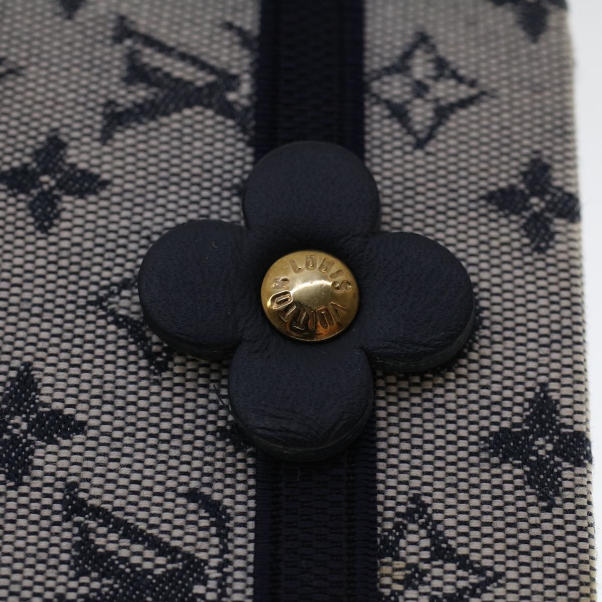 LOUIS VUITTON Monogram Mini Carnet MM Day Planner Cover Blue RR1012 46341