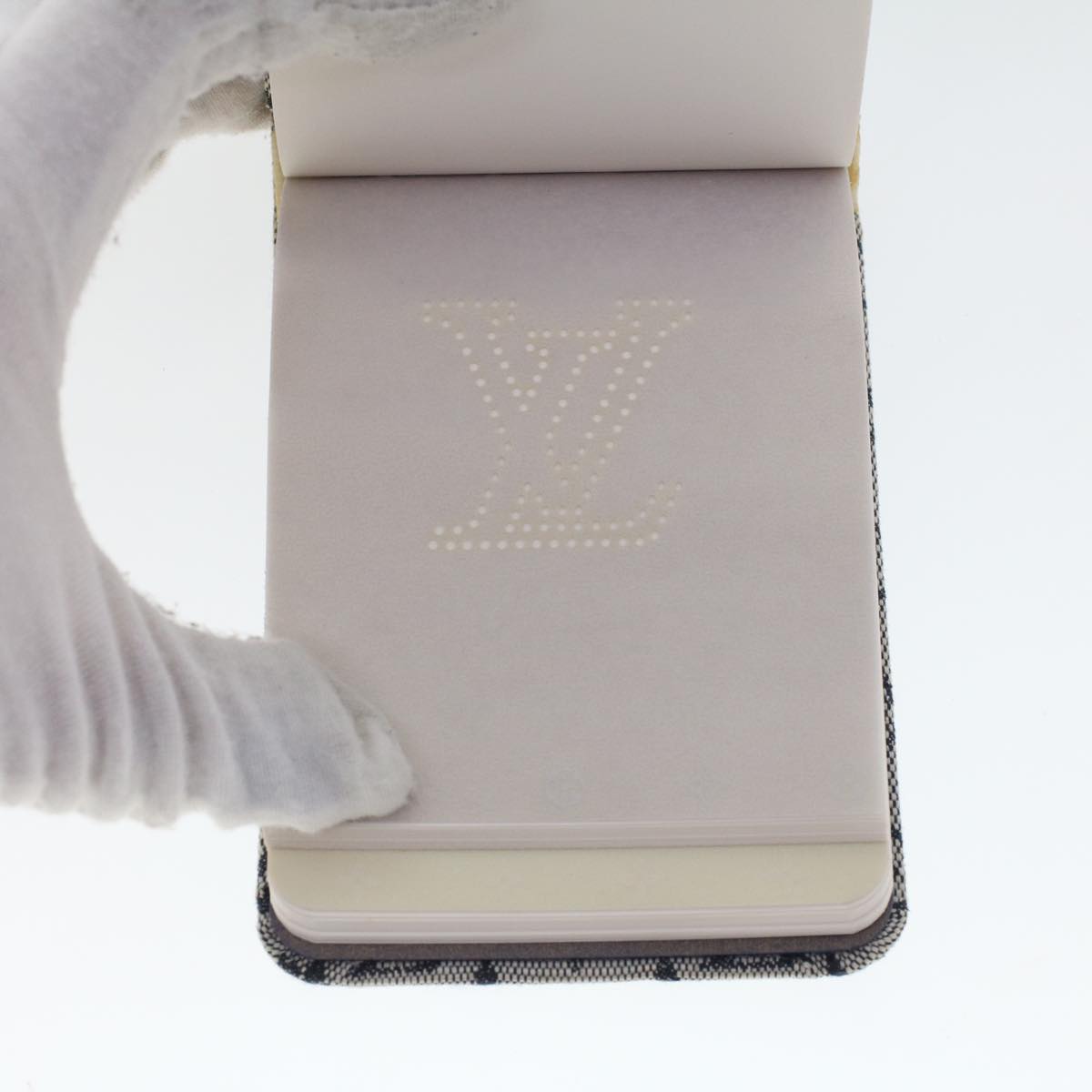 LOUIS VUITTON Monogram Mini Carnet MM Day Planner Cover Blue RR1012 46341