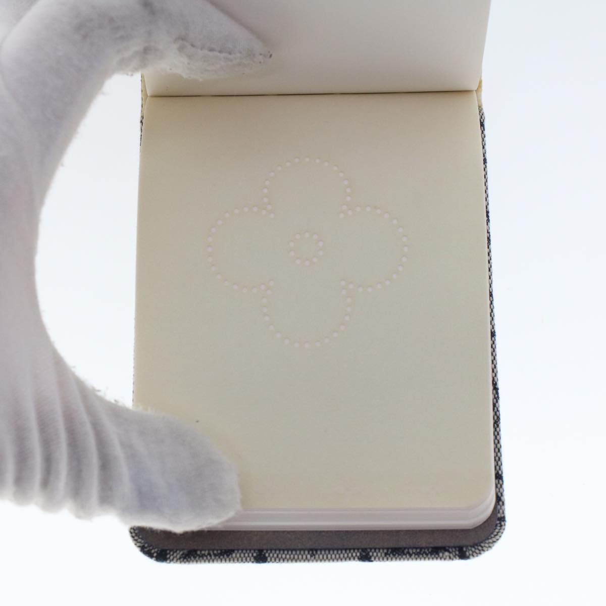 LOUIS VUITTON Monogram Mini Carnet MM Day Planner Cover Blue RR1012 46341