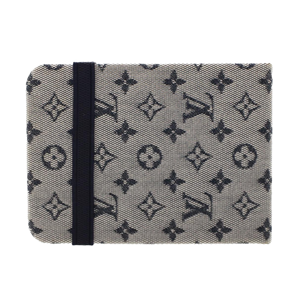 LOUIS VUITTON Monogram Mini Carnet MM Day Planner Cover Blue RR1012 46341
