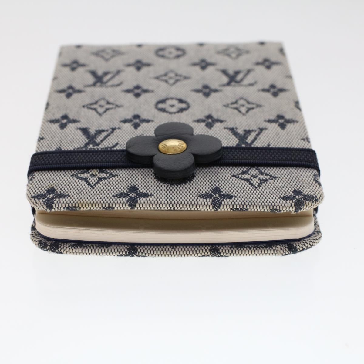 LOUIS VUITTON Monogram Mini Carnet MM Day Planner Cover Blue RR1012 46341