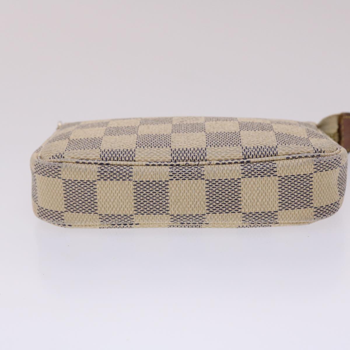 LOUIS VUITTON Damier Azur Mini Pochette Accessoires Pouch N58010 LV 46344