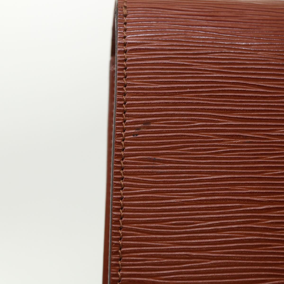 LOUIS VUITTON Epi Monceau Hand Bag Brown M52123 LV 46345