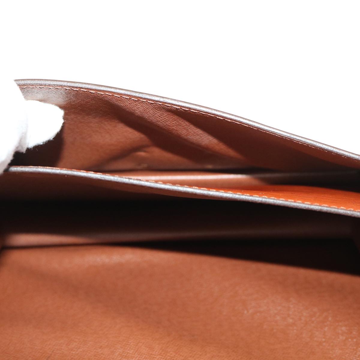 LOUIS VUITTON Epi Monceau Hand Bag Brown M52123 LV 46345