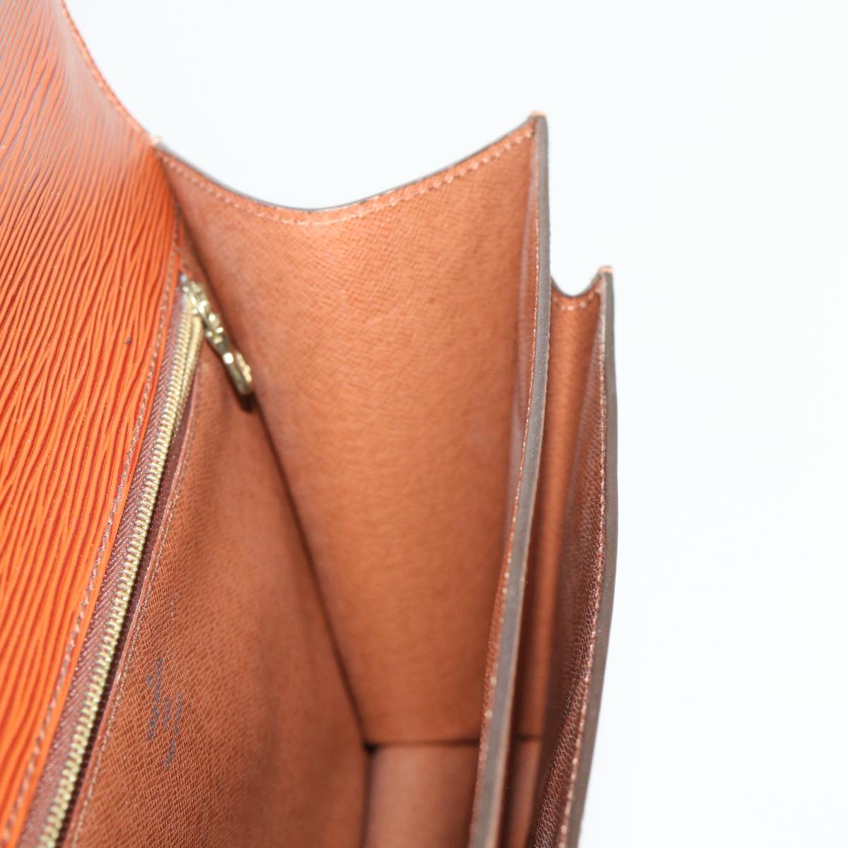 LOUIS VUITTON Epi Monceau Hand Bag Brown M52123 LV 46345