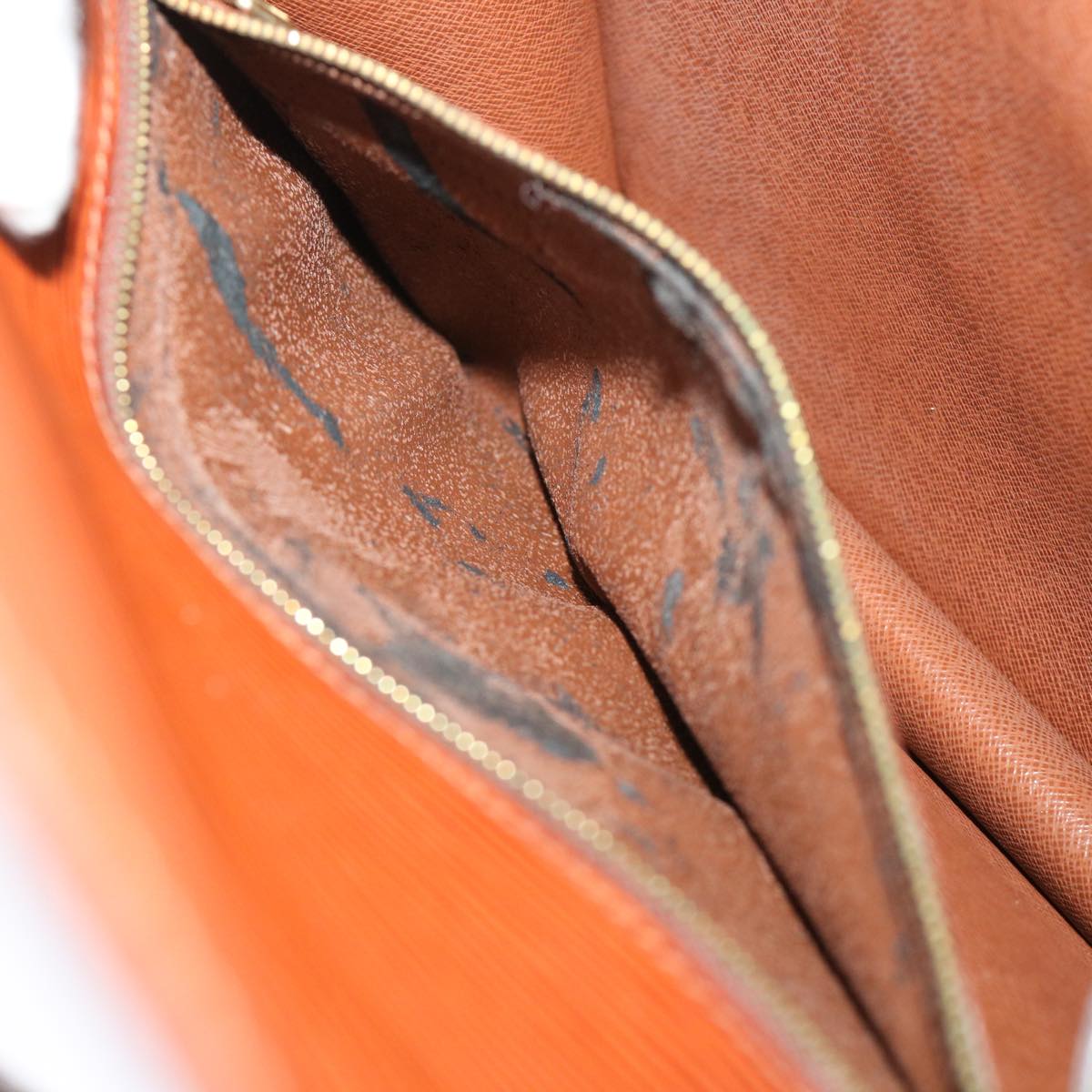 LOUIS VUITTON Epi Monceau Hand Bag Brown M52123 LV 46345