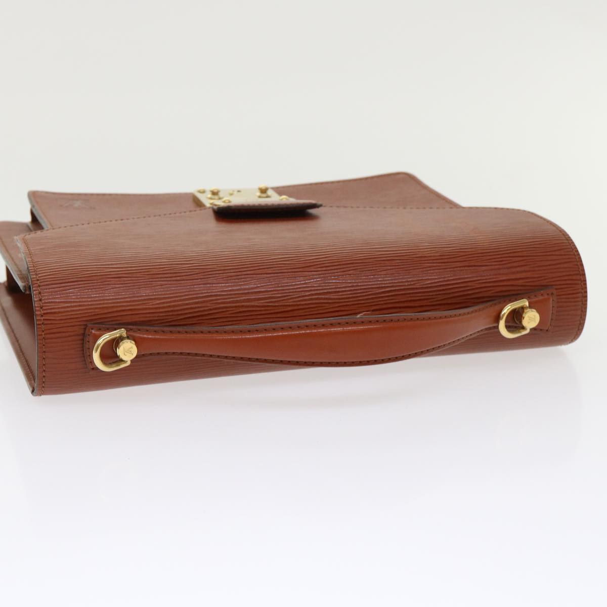 LOUIS VUITTON Epi Monceau Hand Bag Brown M52123 LV 46345