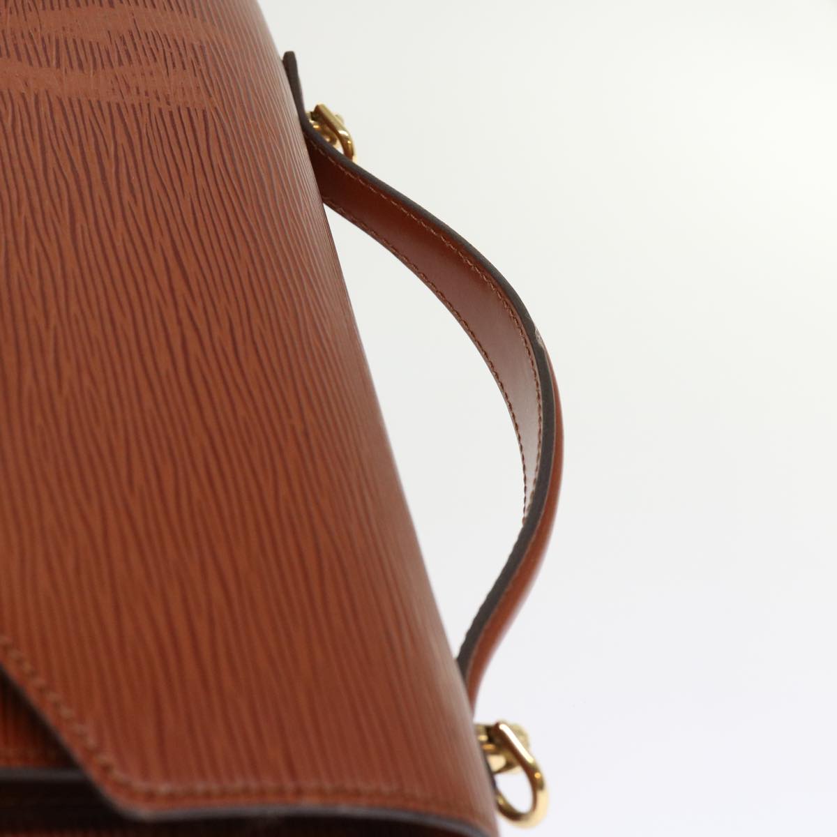LOUIS VUITTON Epi Monceau Hand Bag Brown M52123 LV 46345