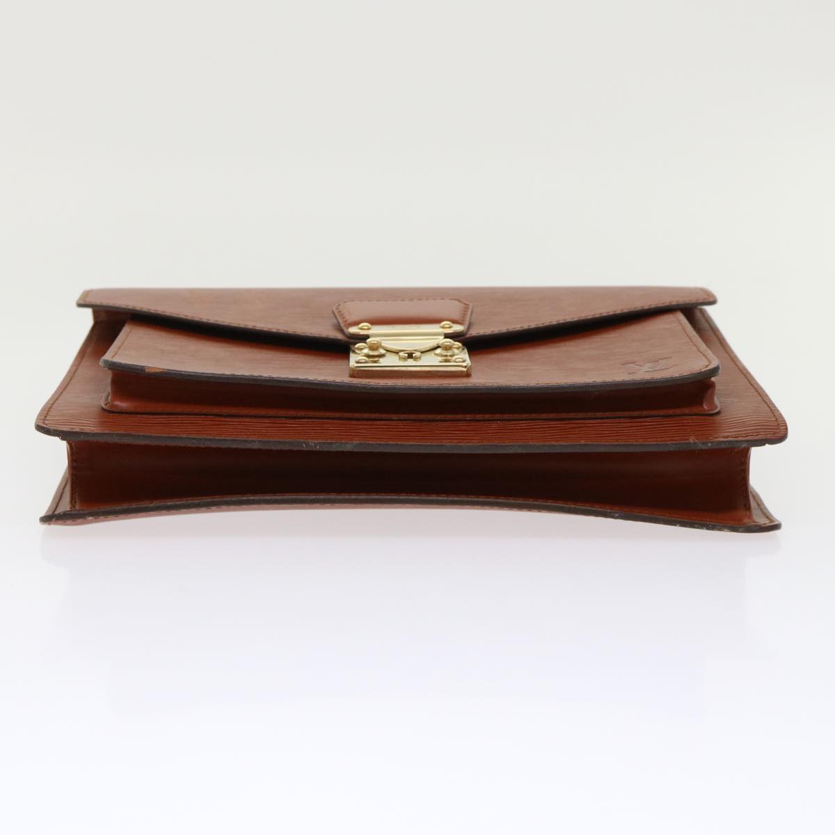 LOUIS VUITTON Epi Monceau Hand Bag Brown M52123 LV 46345