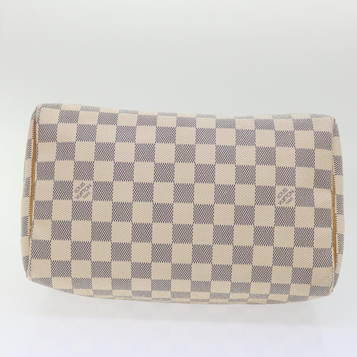 LOUIS VUITTON Damier Azur Speedy 25 Hand Bag N41534 LV 46346