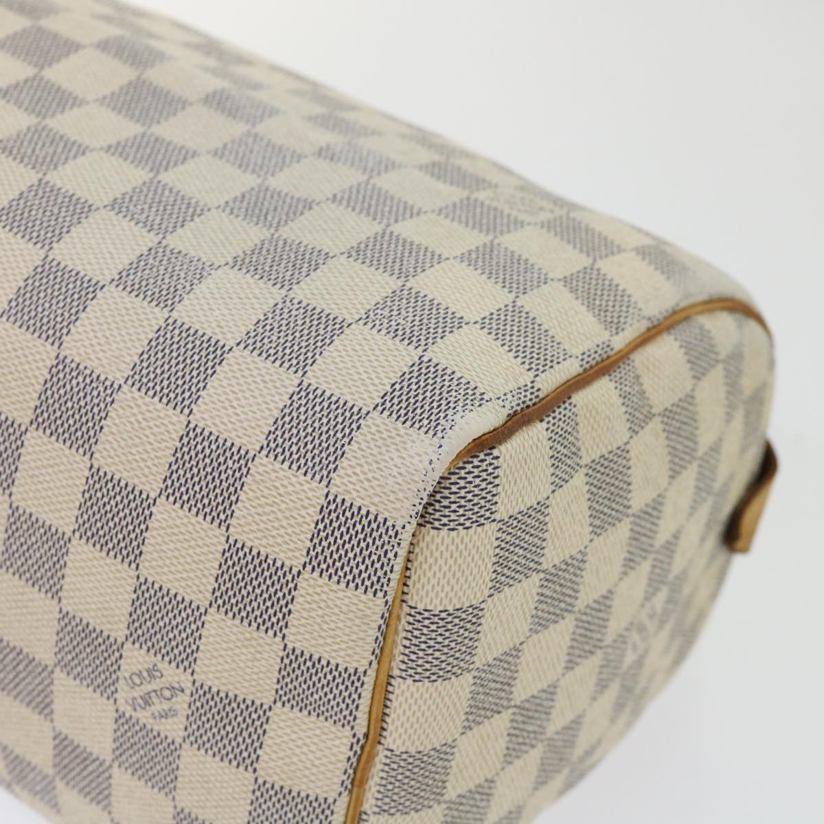 LOUIS VUITTON Damier Azur Speedy 25 Hand Bag N41534 LV 46346