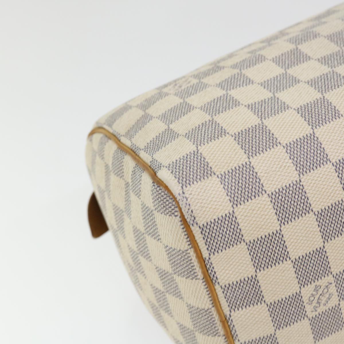 LOUIS VUITTON Damier Azur Speedy 25 Hand Bag N41534 LV 46346