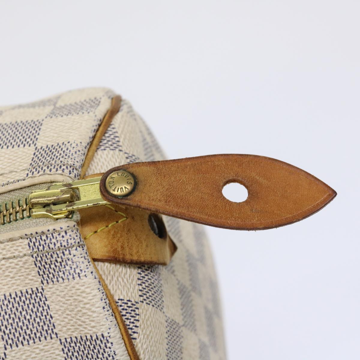 LOUIS VUITTON Damier Azur Speedy 25 Hand Bag N41534 LV 46346