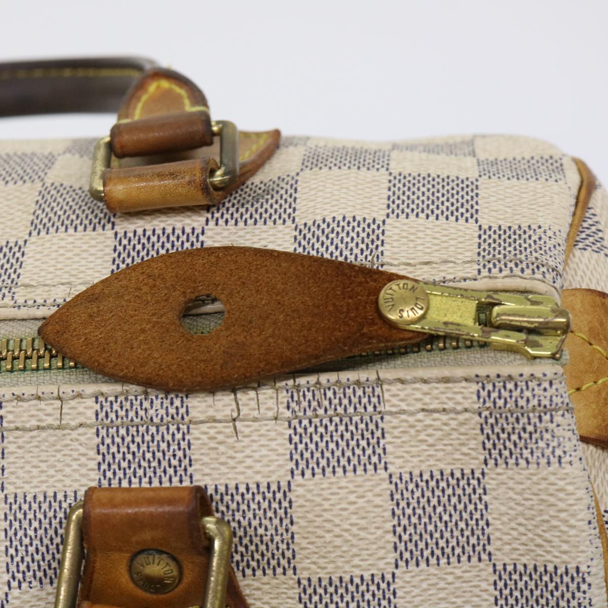LOUIS VUITTON Damier Azur Speedy 25 Hand Bag N41534 LV 46346