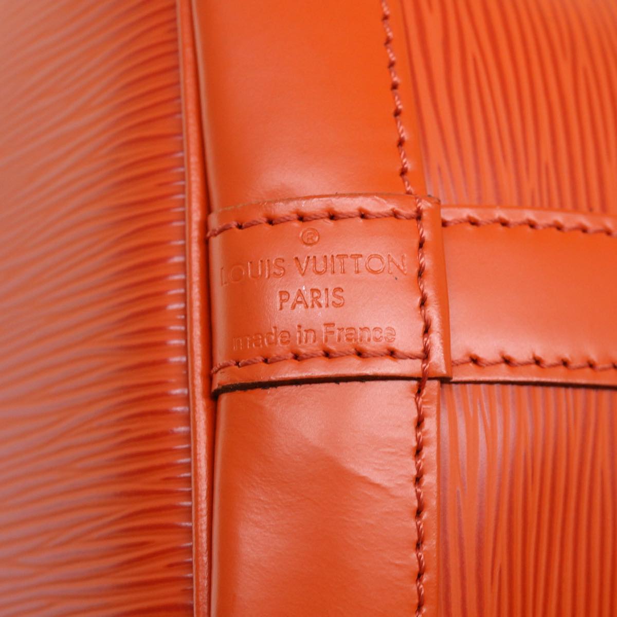 LOUIS VUITTON Epi Noe Shoulder Bag Orange M40677 LV 46349