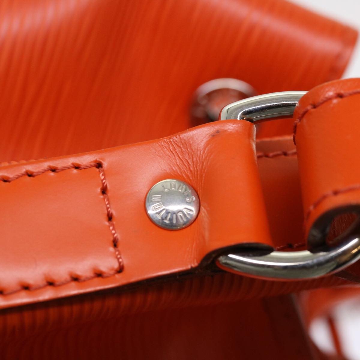 LOUIS VUITTON Epi Noe Shoulder Bag Orange M40677 LV 46349