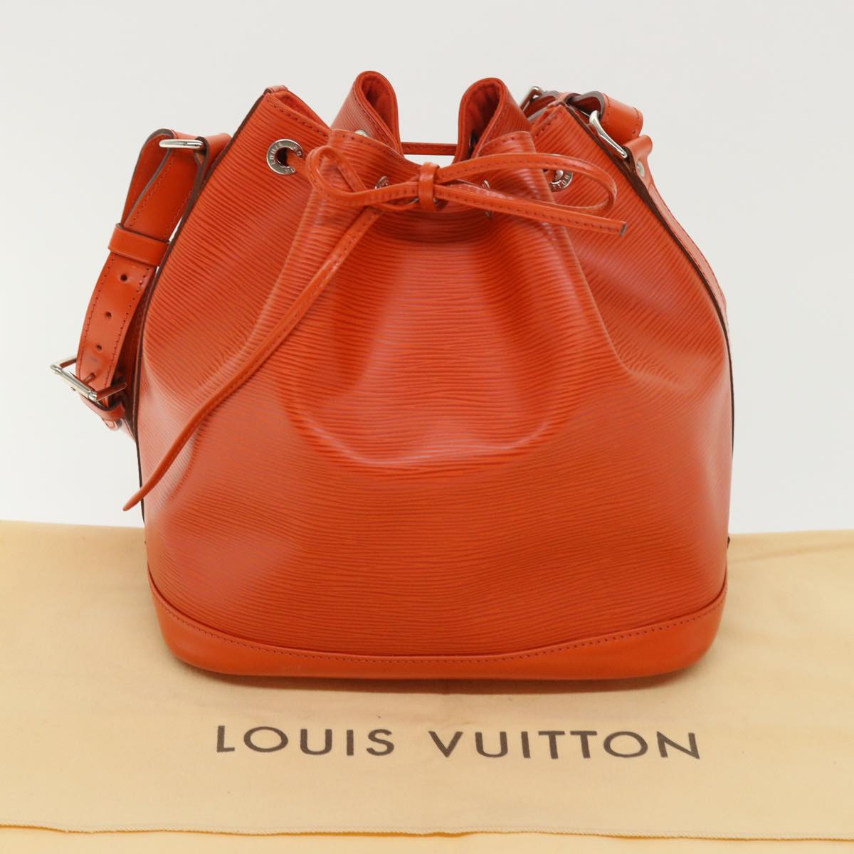 LOUIS VUITTON Epi Noe Shoulder Bag Orange M40677 LV 46349