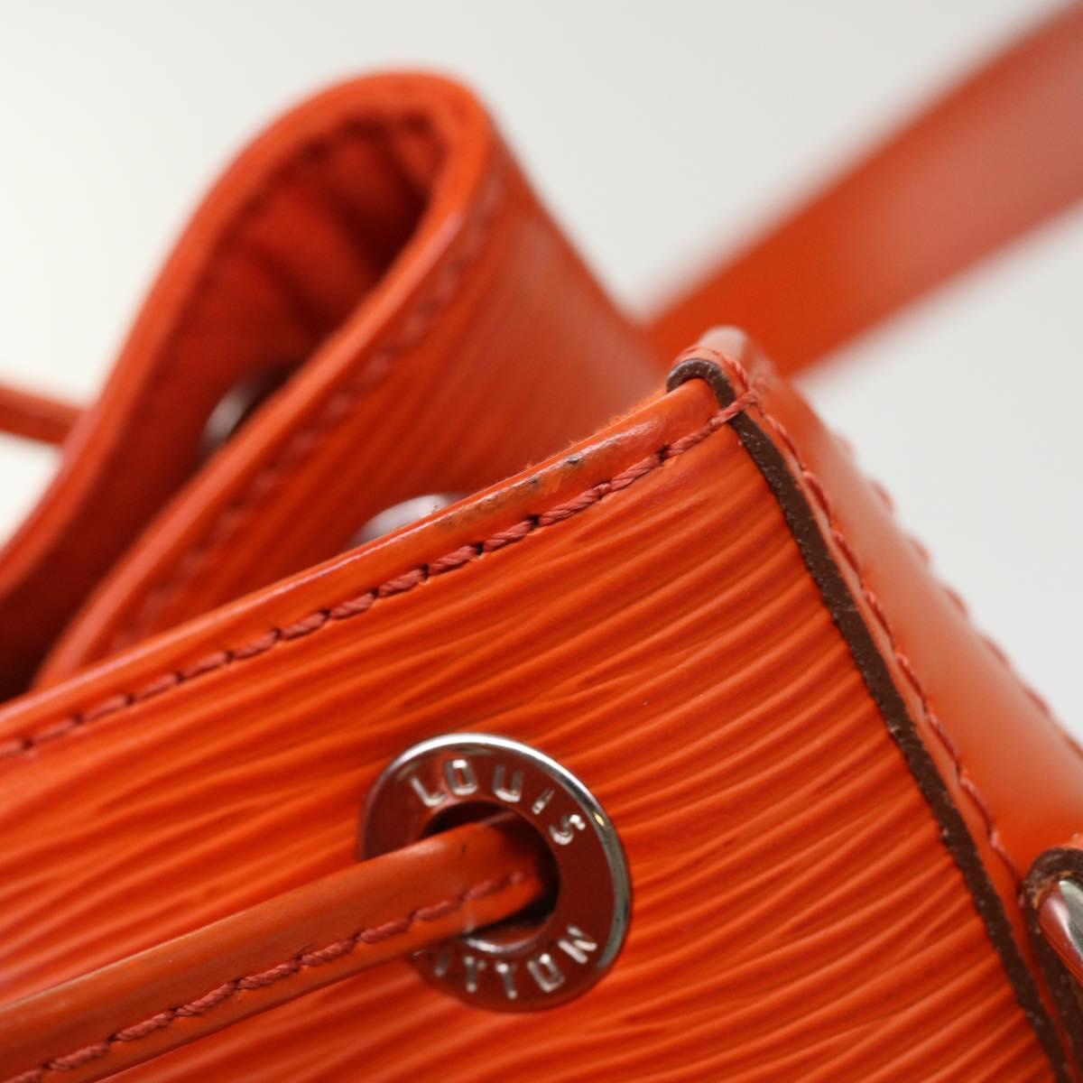 LOUIS VUITTON Epi Noe Shoulder Bag Orange M40677 LV 46349