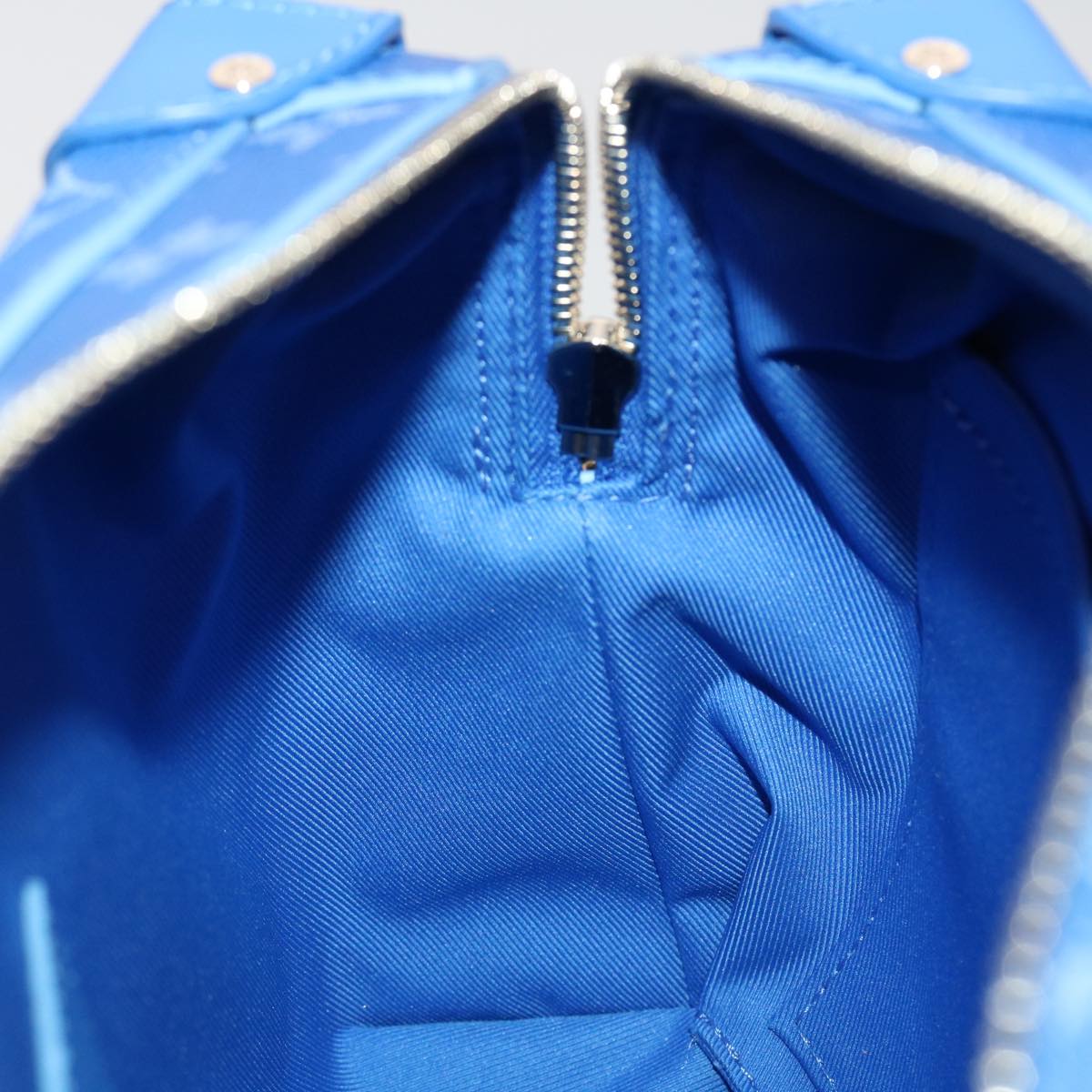 LOUIS VUITTON Monogram Clouds Soft Trunk Shoulder Bag Blue M45430 LV 46350A