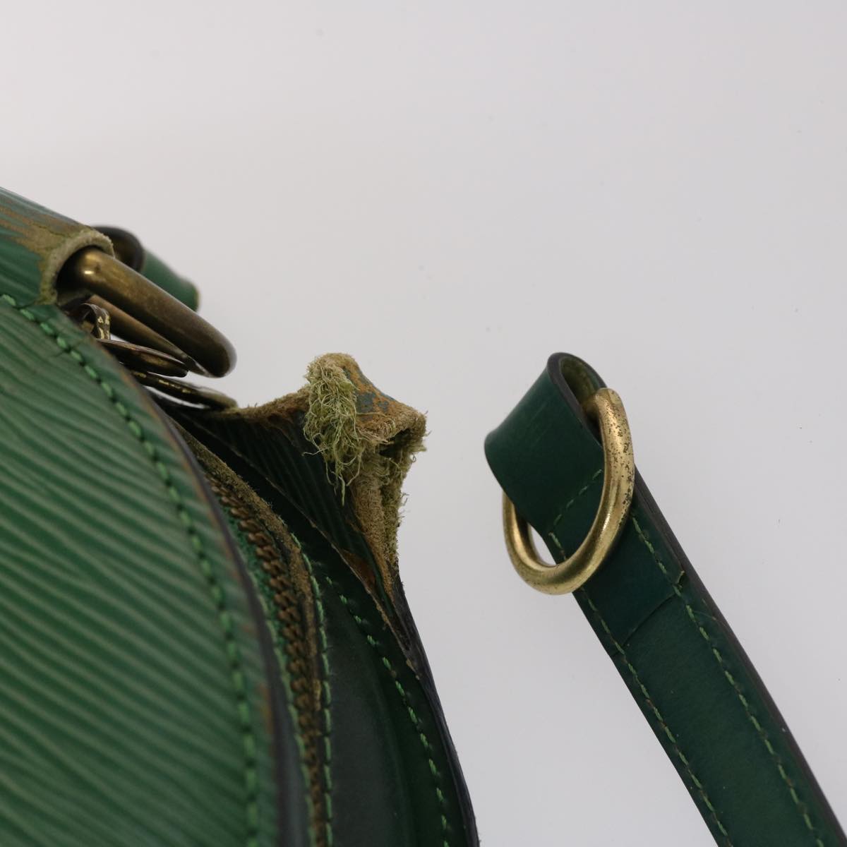 LOUIS VUITTON Epi Mabillon Backpack Green M52234 LV 46357