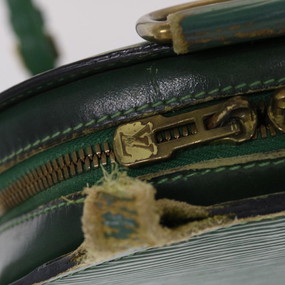 LOUIS VUITTON Epi Mabillon Backpack Green M52234 LV 46357