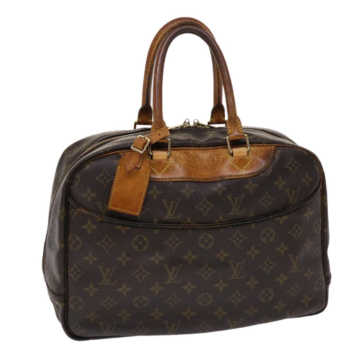LOUIS VUITTON Monogram Deauville Hand Bag M47270 LV 46359