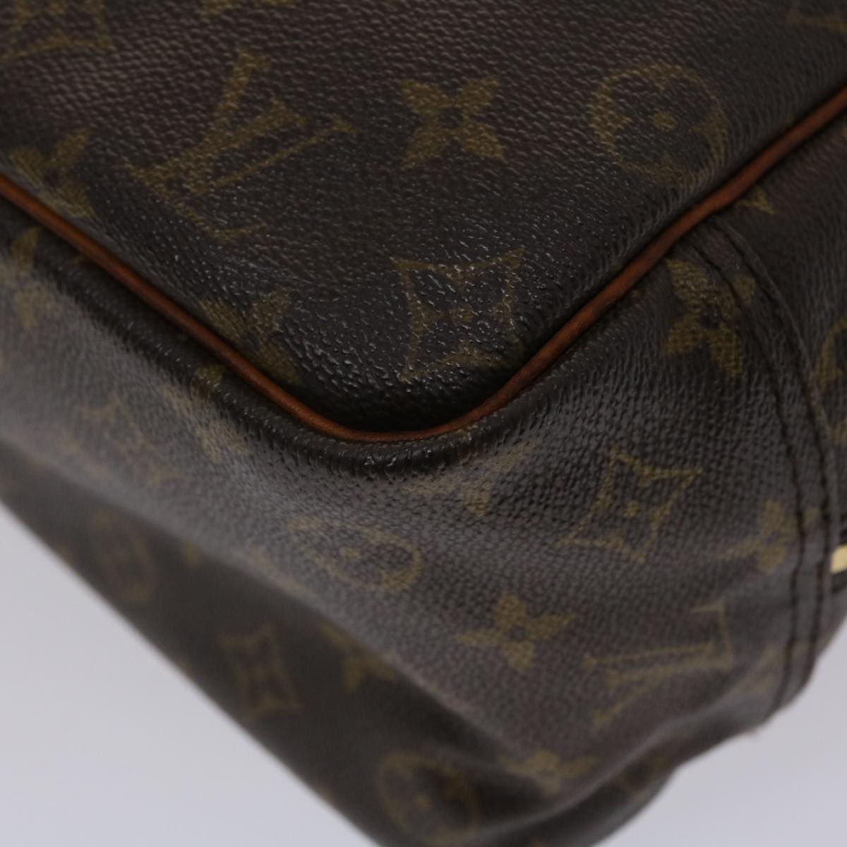 LOUIS VUITTON Monogram Deauville Hand Bag M47270 LV 46359