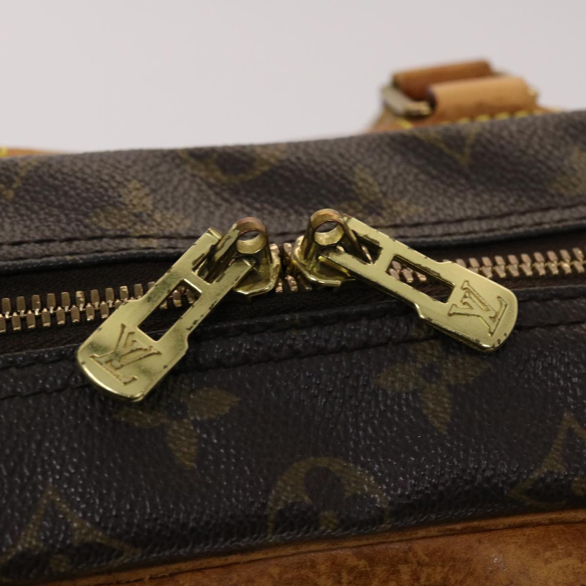 LOUIS VUITTON Monogram Deauville Hand Bag M47270 LV 46359