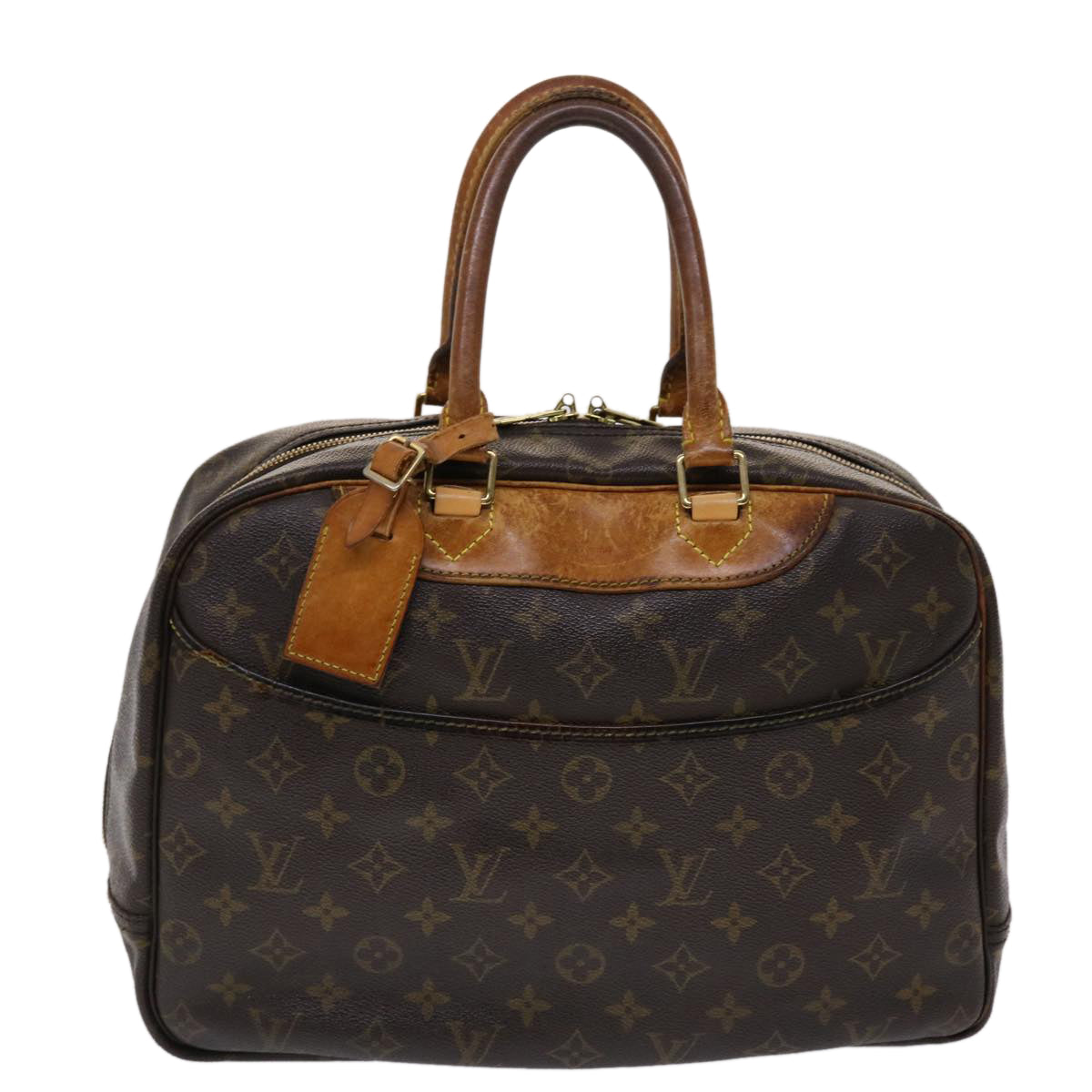 LOUIS VUITTON Monogram Deauville Hand Bag M47270 LV 46359