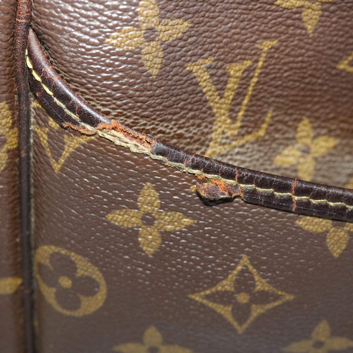 LOUIS VUITTON Monogram Deauville Hand Bag M47270 LV 46359