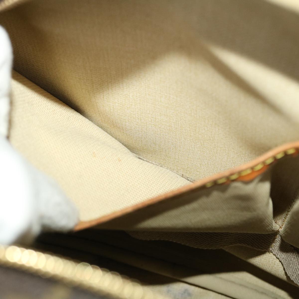 LOUIS VUITTON Monogram Deauville Hand Bag M47270 LV 46359