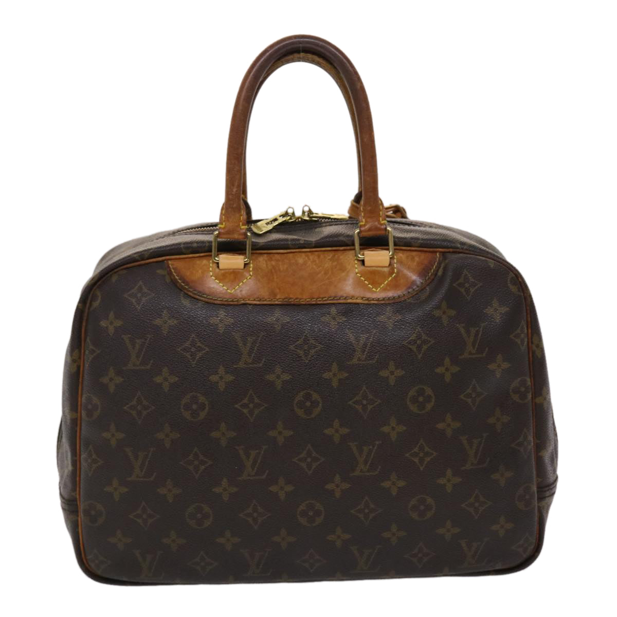 LOUIS VUITTON Monogram Deauville Hand Bag M47270 LV 46359