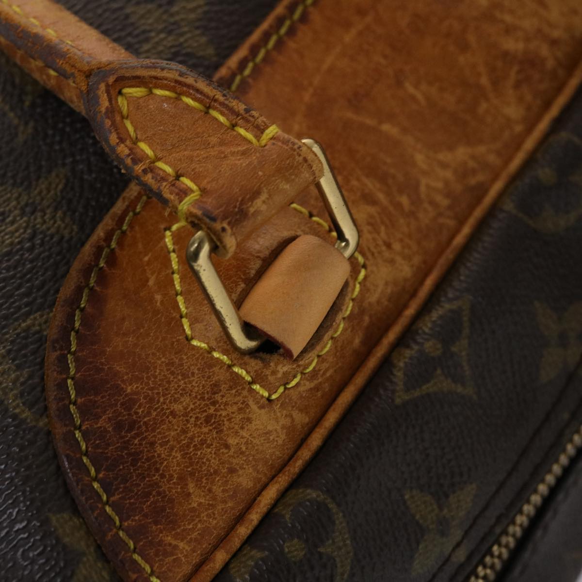 LOUIS VUITTON Monogram Deauville Hand Bag M47270 LV 46359