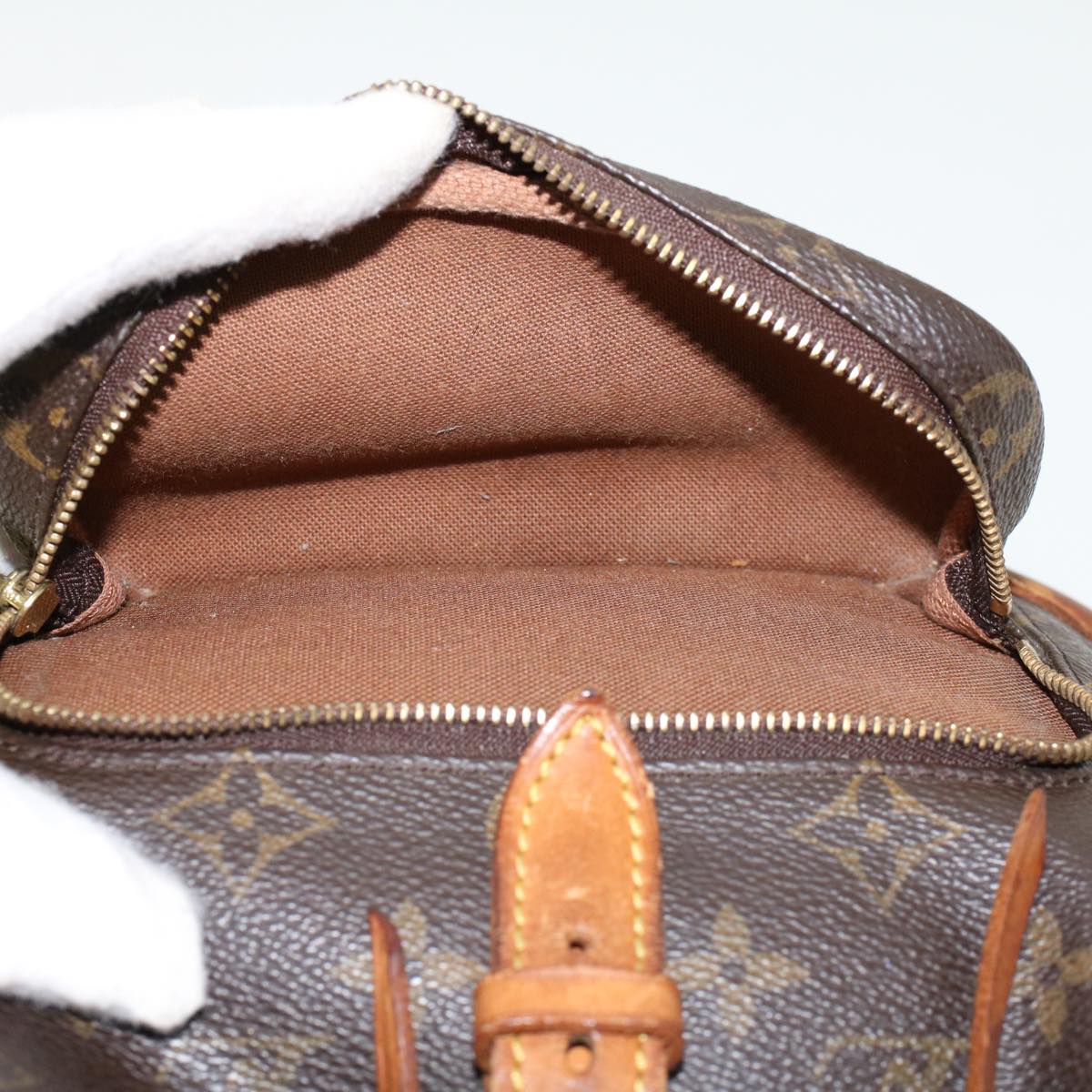 LOUIS VUITTON Monogram Montsouris MM Backpack M51136 LV 46363
