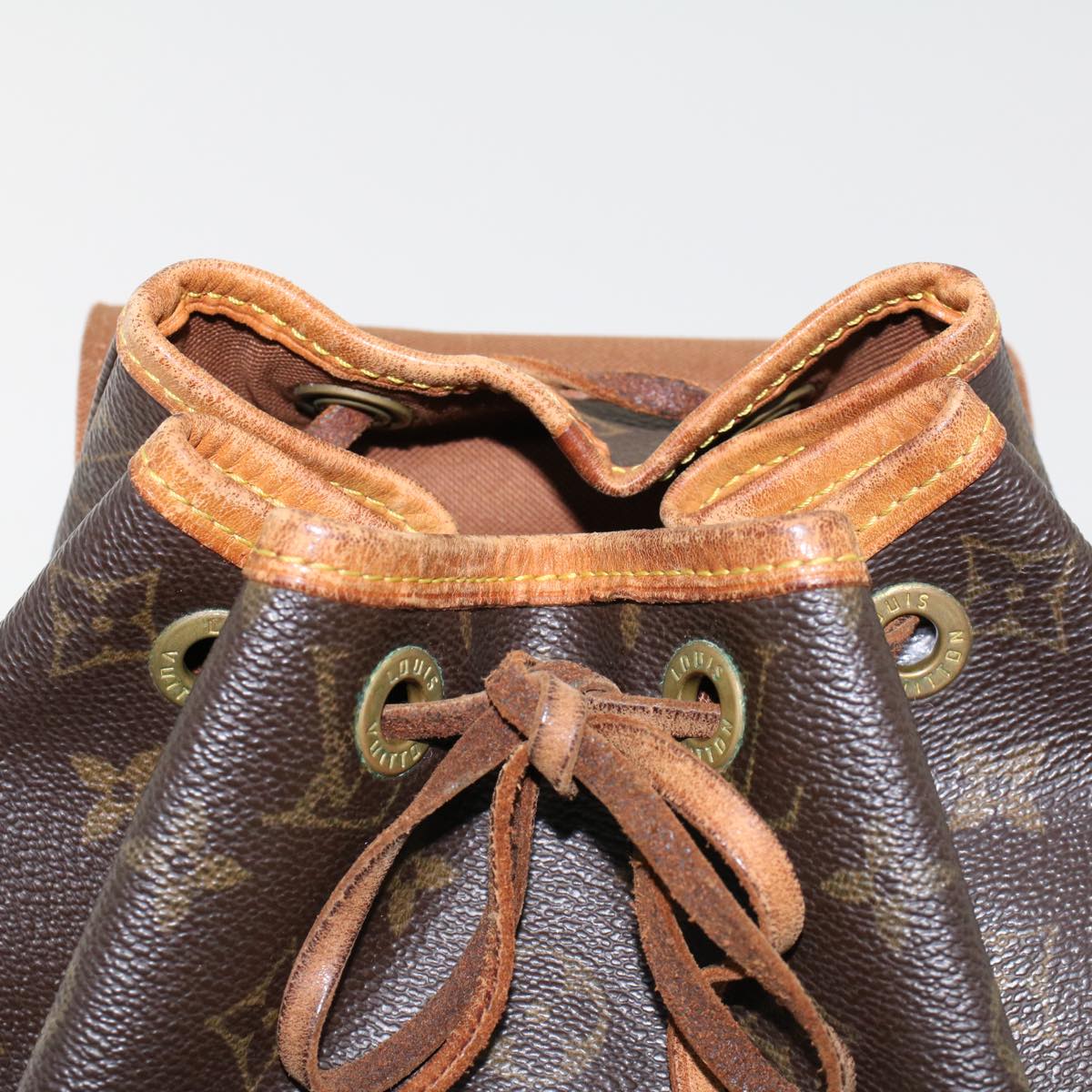 LOUIS VUITTON Monogram Montsouris MM Backpack M51136 LV 46363