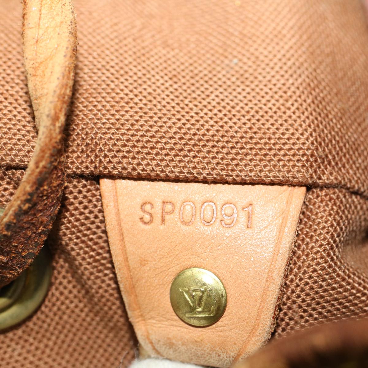 LOUIS VUITTON Monogram Montsouris MM Backpack M51136 LV 46363