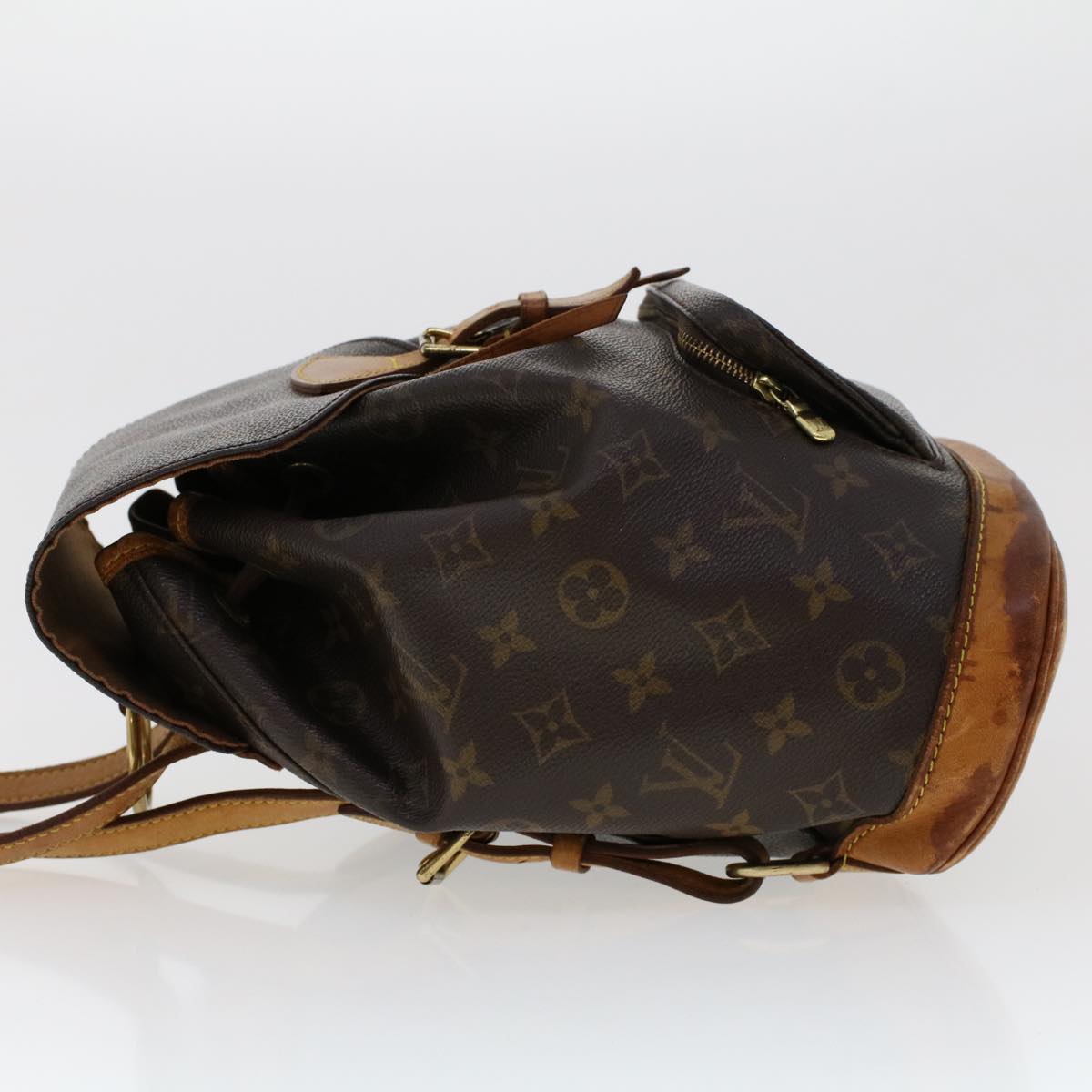 LOUIS VUITTON Monogram Montsouris MM Backpack M51136 LV 46363