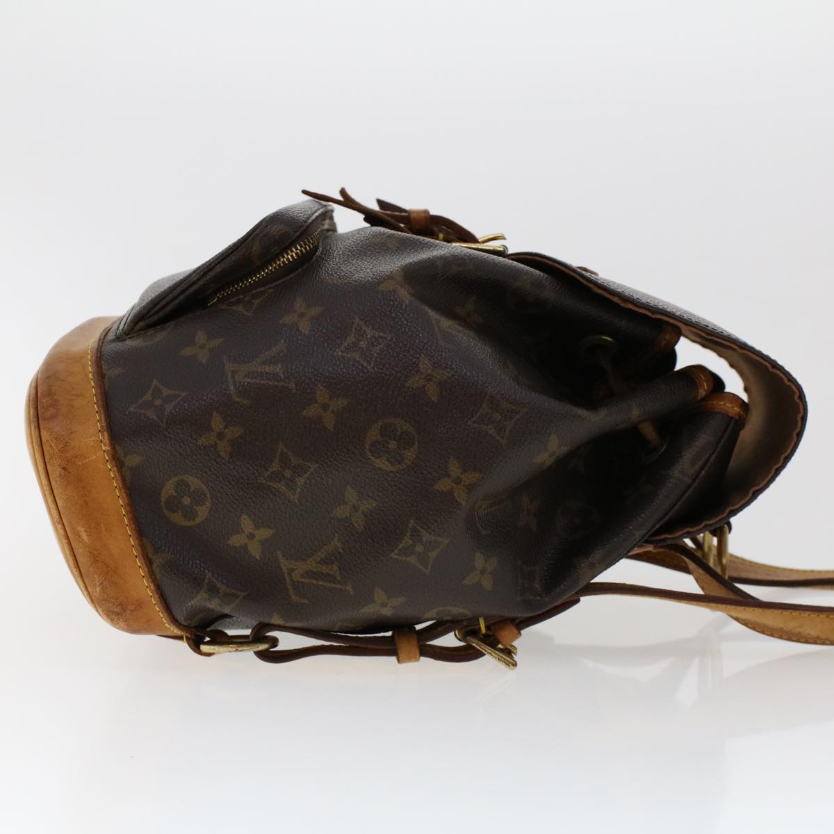 LOUIS VUITTON Monogram Montsouris MM Backpack M51136 LV 46363