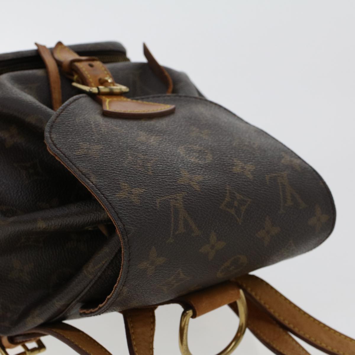 LOUIS VUITTON Monogram Montsouris MM Backpack M51136 LV 46363