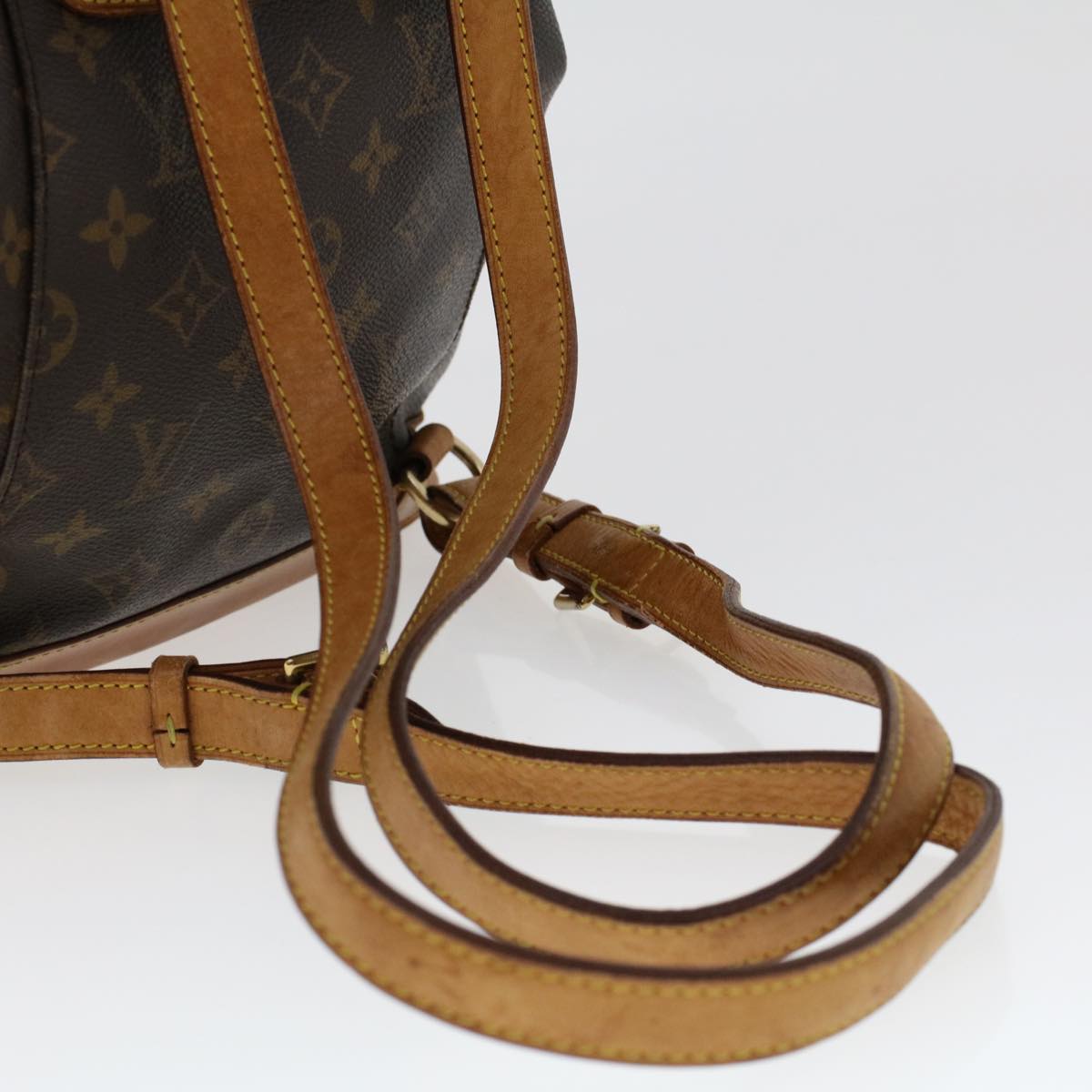 LOUIS VUITTON Monogram Montsouris MM Backpack M51136 LV 46363